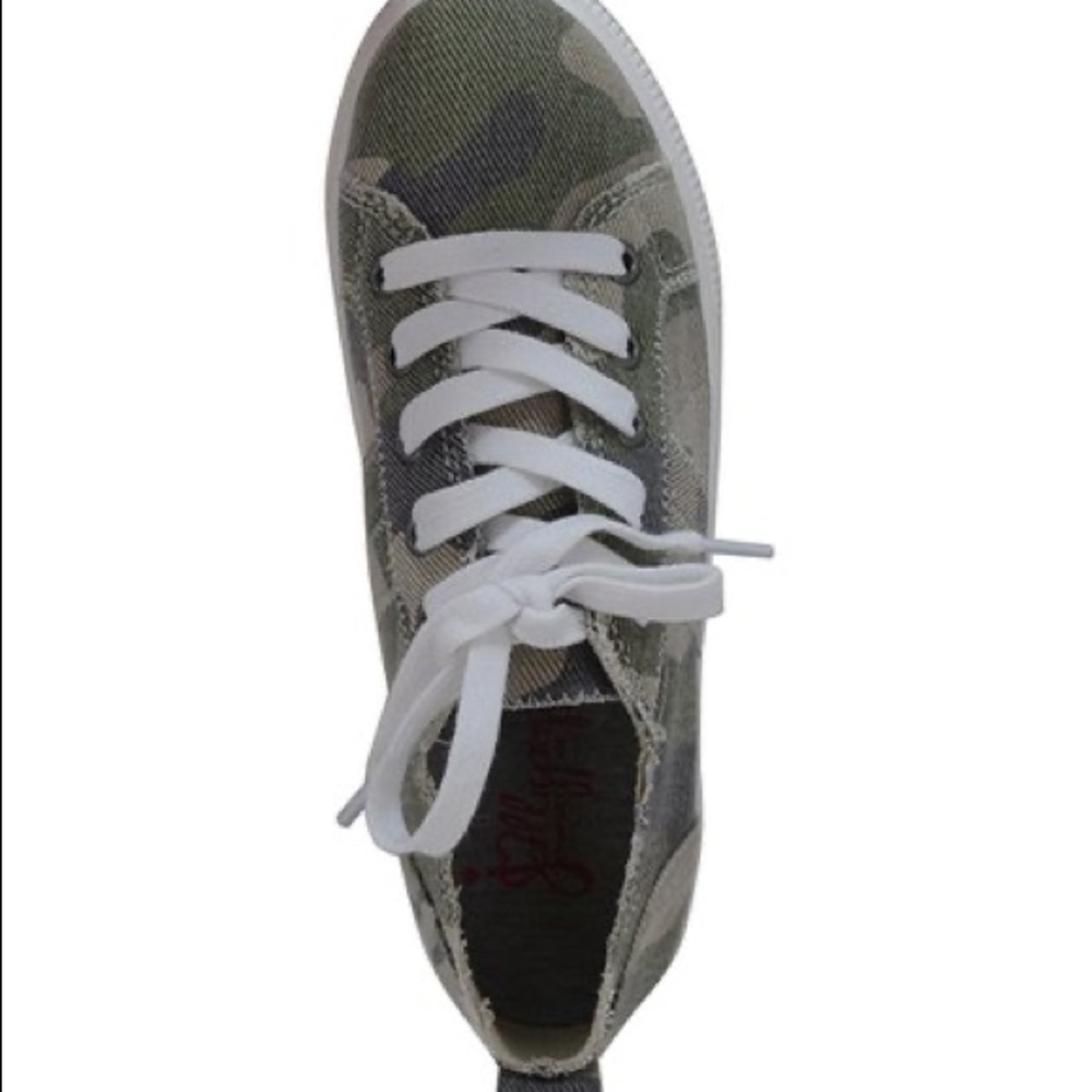 JELLYPOP COMFORT Green Camouflage Newstar Platform Sneaker Size 10 - Picture 14 of 14